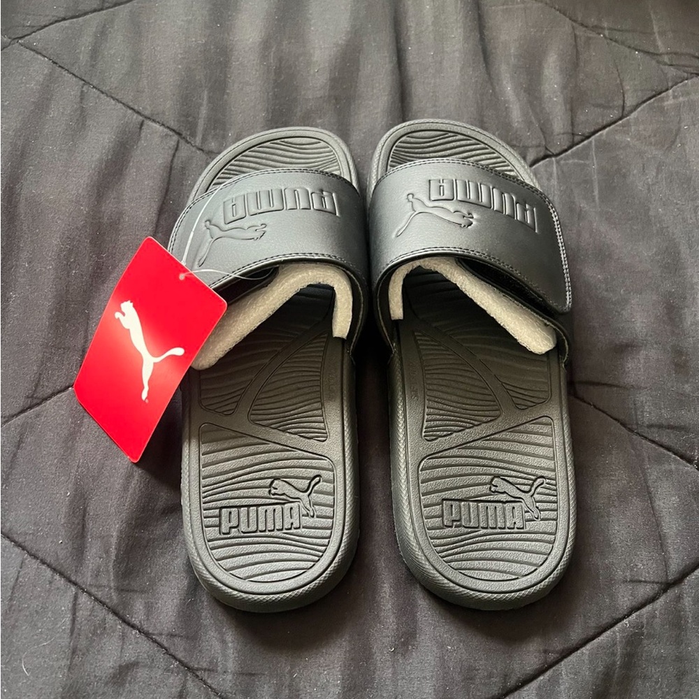 Puma Slides Black, Multiple sizes